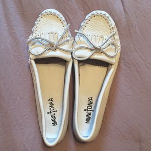 White moccasins